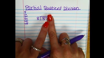 Partial Quotient with 3digit/1digit Problems