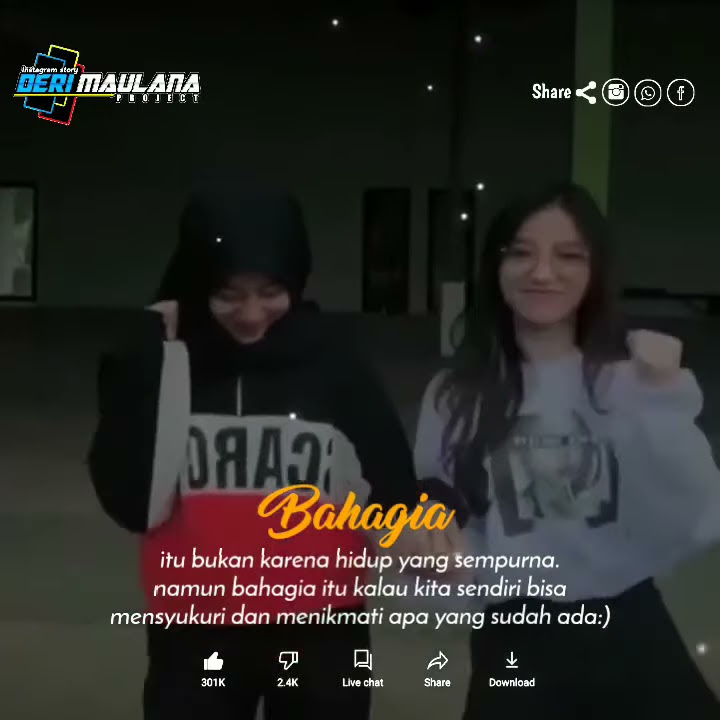Story WA ||cwe joget lagu dj emang lagi goyang