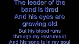 Video thumbnail of "Dan Fogelberg- Leader of the band lyrics"