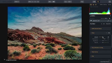 Stylizing the Image with the Glow and Vignette Filters in Aurora HDR 2018