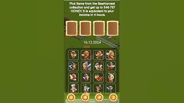 Bee Harvest Daily Combo December 16 #beeharvest #Airdrop #secretcode #dailycombo