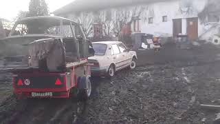 Škoda 136 v bahně