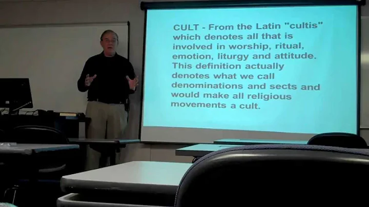 Mark Roggeman short presentation on cult groups.