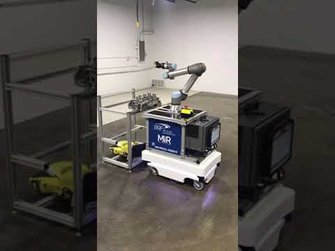 UR Robot and MiR Mobile Robot with Cognex Vision System