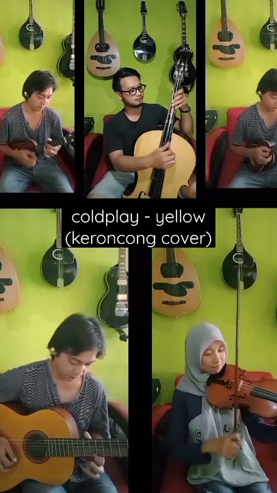 coldplay - yellow (keroncong cover) #coldplay #yellow #keroncong #cover #coldplayconcert #fyp