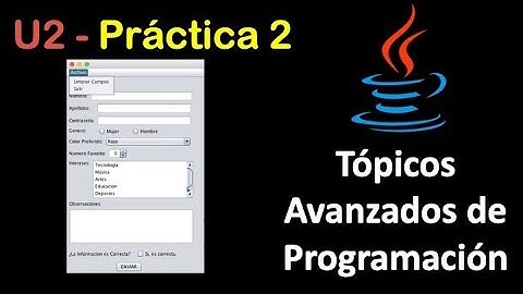 U2 - Practica 2 - Tópicos Avanzados de Programación