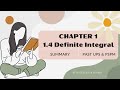 SUMMARY &amp; PSPM Past Papers Chapter 1 | Integration | 1.4