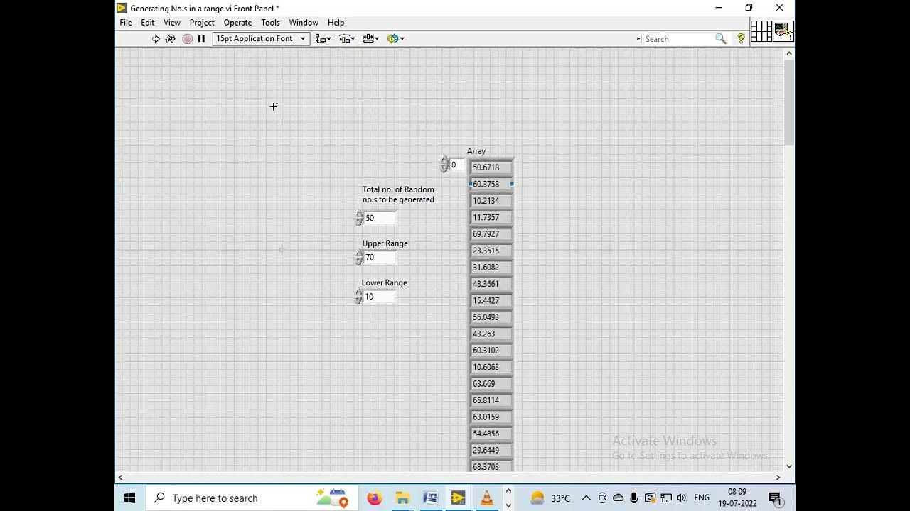 How to Generate Random No.s in a predefined range with upper/lower