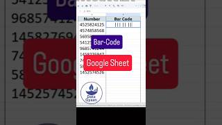 Hidden Google Sheets Trick 🔥 | Instantly Create Barcodes Like a Pro!