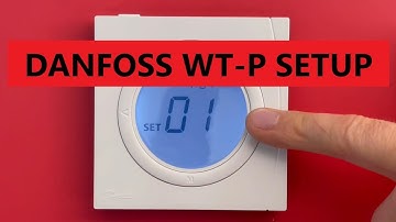 Danfoss thermostat WT P SETUP