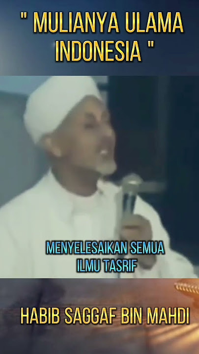 Mulianya Ulama indonesia - Habib Saggaf Bin Mahdi #SHORTS