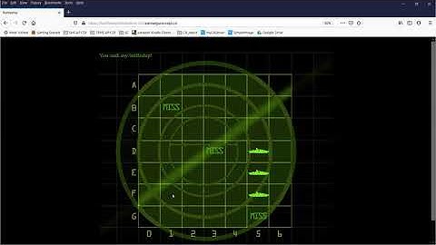 Battleship Game destination check