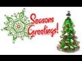 Tutorial: mini Christmas Tree of beads / Урок: мини ёлочка из бисера