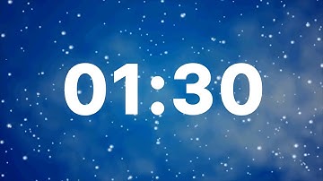 1 Minute 30 Second Timer with Music for Kids, Calm, Meditation, Nap, Sleepy, Peaceful