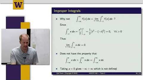 Mathematical Methods for Quantitative Finance || 09 W2 8  Improper Integrals 19 45