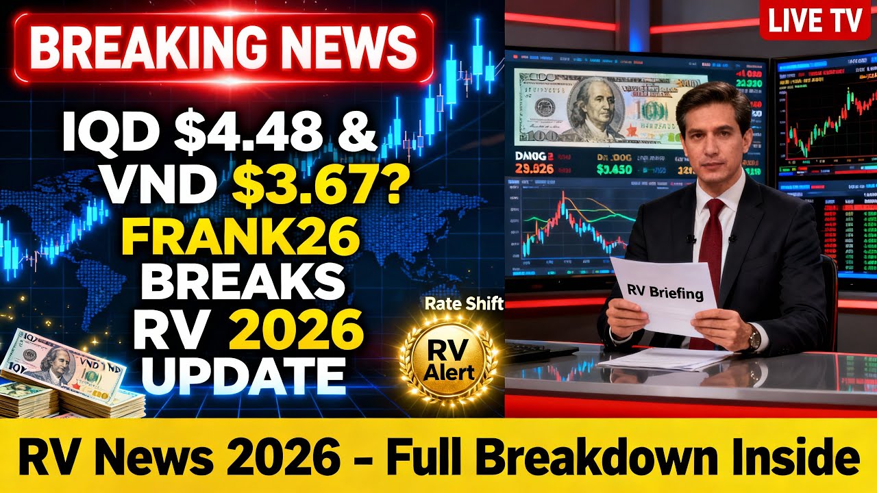 💥 IQD $4.48 & VND $3.67 Frank26 BREAKS RV 2026 Update 💥 Iraqi Dinar News 2026