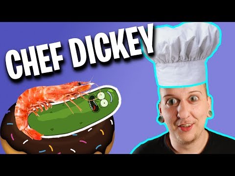 Dining With Dickey- Shrimp Donut Sandwhich!