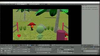 Blender Game Engine BGE Character Spawn Test2