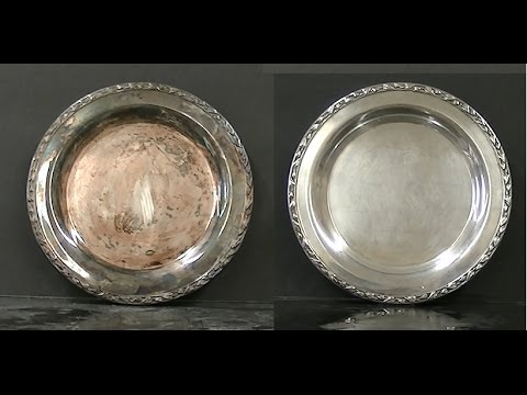 Clean silver, removing tarnish instantly without polishing or harsh  chemicals 