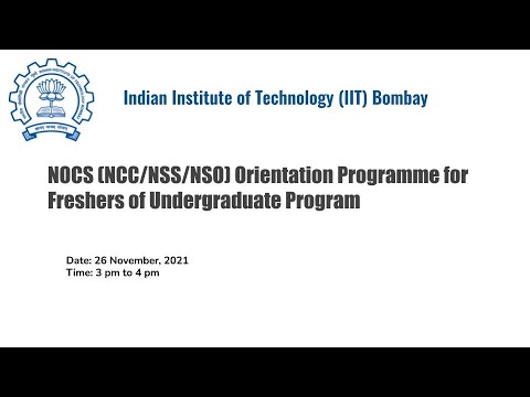 NOCS (NCC/NSS/NSO) Orientation Programme for Freshers of Undergraduate Program