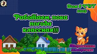Дом в СНТ 2025. Работаем, пока погода классная..