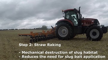 Stale Seedbed preparation using the Mzuri Rezult Straw Rake