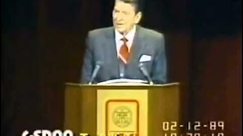 Ronald Reagan talks about guns.