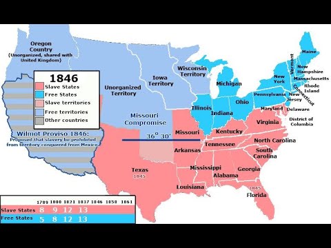Slave States And Free States Youtube