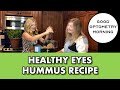 EASY NATURAL HOMEMADE HUMMUS RECIPE THAT IS GREAT FOR YOUR EYE HEALTH