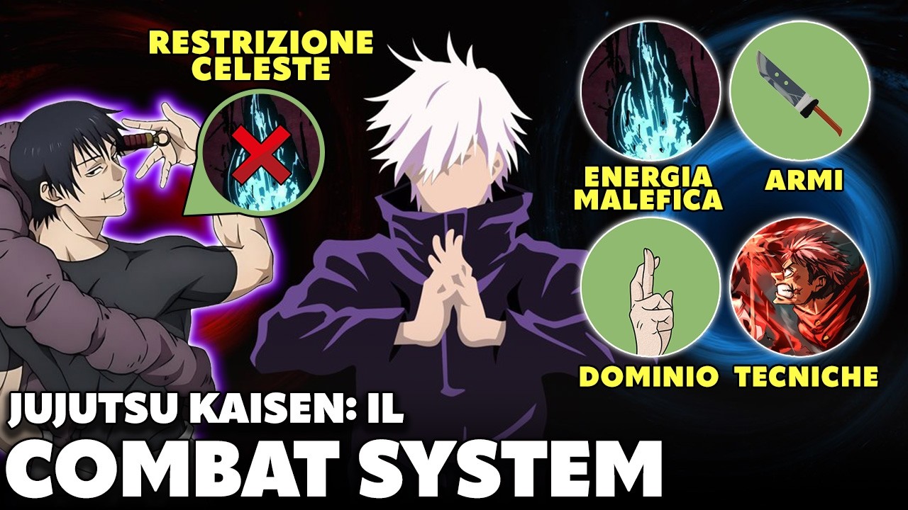 Il Combat System di Jujutsu Kaisen SPIEGATO SEMPLICEMENTE 