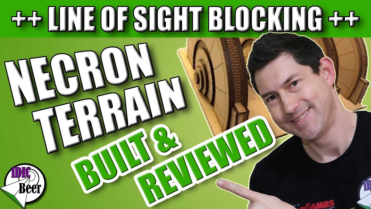 40k Line Of Sight Blocking Necron Terrain - Built and Reviewed