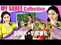 My saree collection   silk sarees  amrutha