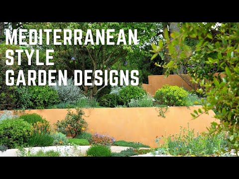Most Impressive Mediterranean Style Garden Designs/ Backyard Ideas/ Front Yard Landscaping Makeover