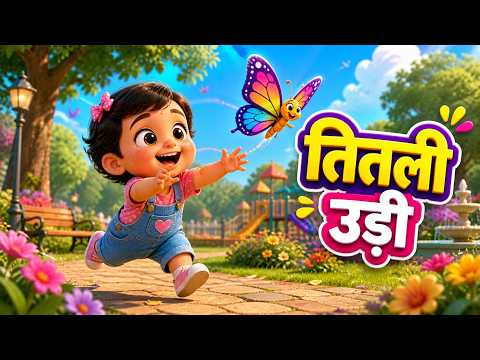 तितली उड़ी | Titli Udi Ud Na Saki | Top 5 Popular Rhymes For Children