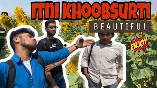 Itna khoobsurat mahool ? 🤩| sunflower 🌻 | exhibition | #vlogging