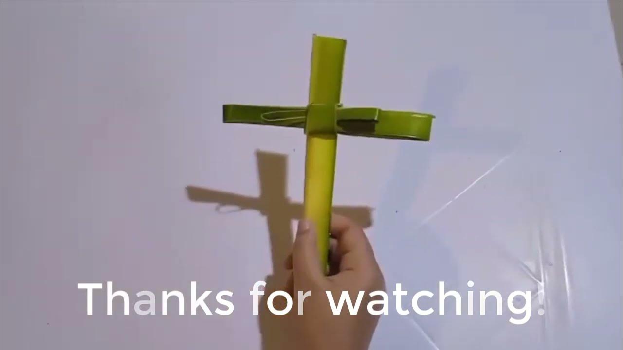 How To Make Palm Leaf Cross Palm Sunday YouTube
