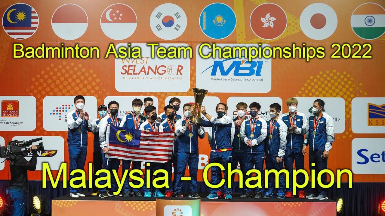Badminton Asia Team Championships 2022 (BATC 2022) - momen Malaysia menang 