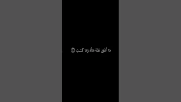 سورة المسد قرآن كريم ماهر المعيقلي كرومات خلفية سوداء تبت يدا أبي لهب و تب 