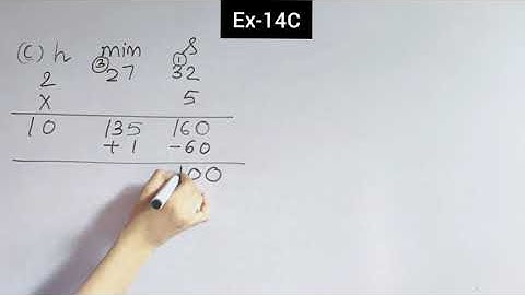 Ch 14 Time ex 14C cbse Maths