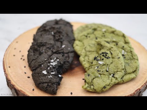 Video: Sesame Cookies With Matcha Tea