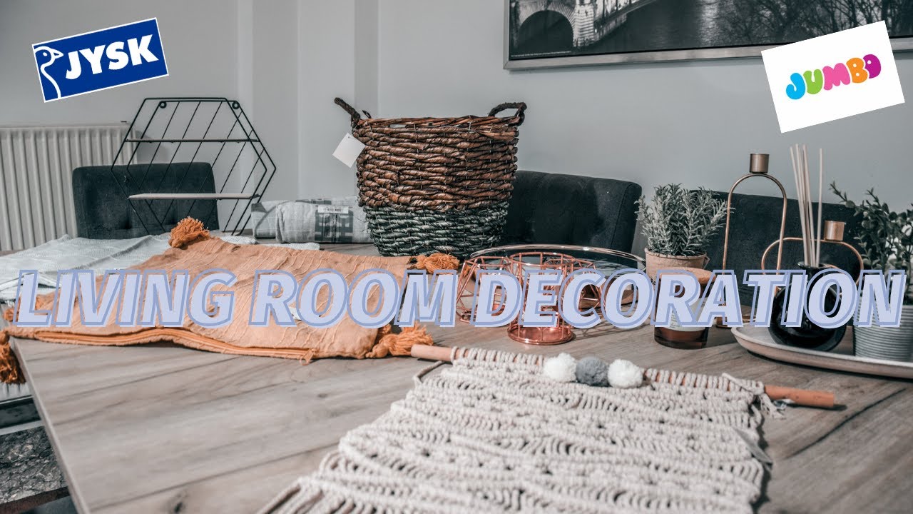 ΔΙΑΚΟΣΜΗΣΗ ΣΑΛΟΝΙΟΥ || GIVEAWAY ΕΛΗΞΕ📍  || LIVING ROOM DECORATION|| JUMBO - JYSK