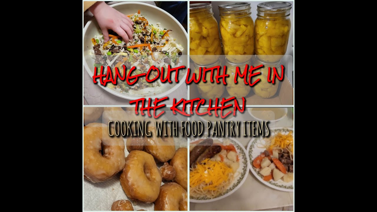 Come Cook with Me! How I use Food Pantry Items! Busy Day in the Kitchen