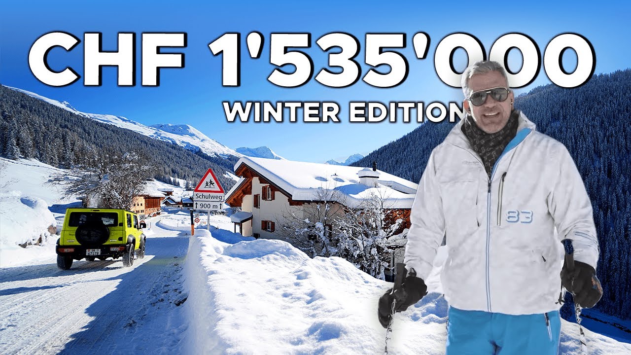 Tour durch 1'535'000 CHF Dachwohnung mit unverbauter Aussicht inmitten von Bergen in Davos