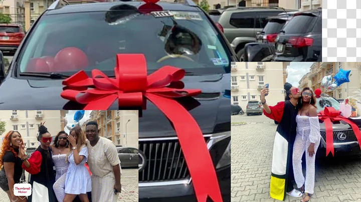 Blessings Ceo And Friends Suprise Denrele Edun with A Luxury Car  On his 40th Birthday
