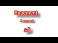 Basement كلمة انجليزية جديدة قبو Basement كلمة انجليزية جديدة قبو