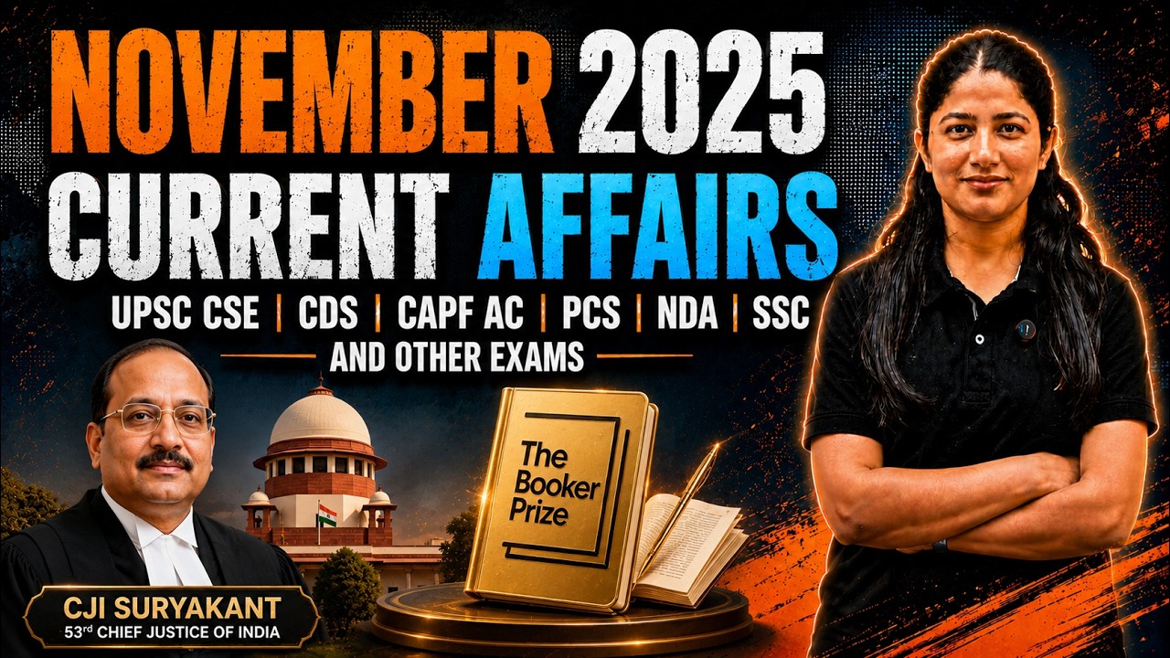 November Current Affairs For CAPF I CDS I NDA I SSC and Other Exams ...