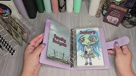 Monday Monthly Savings Challenge Books | Cash Stuffing $190 for 2025 Goals 📒💵