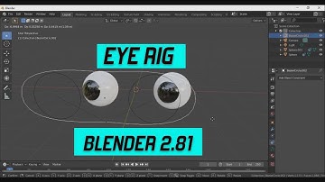 Eye Rig in blender 2.81