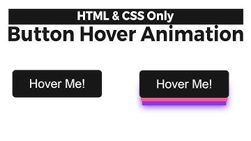 Smooth CSS Button Animation Tutorial | Hover Effect 2025