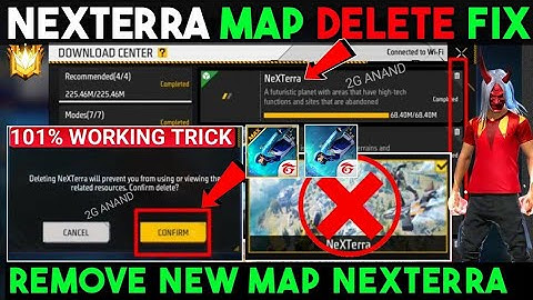 Free Fire MAX में Nexterra Map Delete कैसे करें | Nexterra Map Delete in Free Fire Max